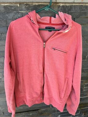 Banana Republic Coral Full-Zip Hooded Jacket